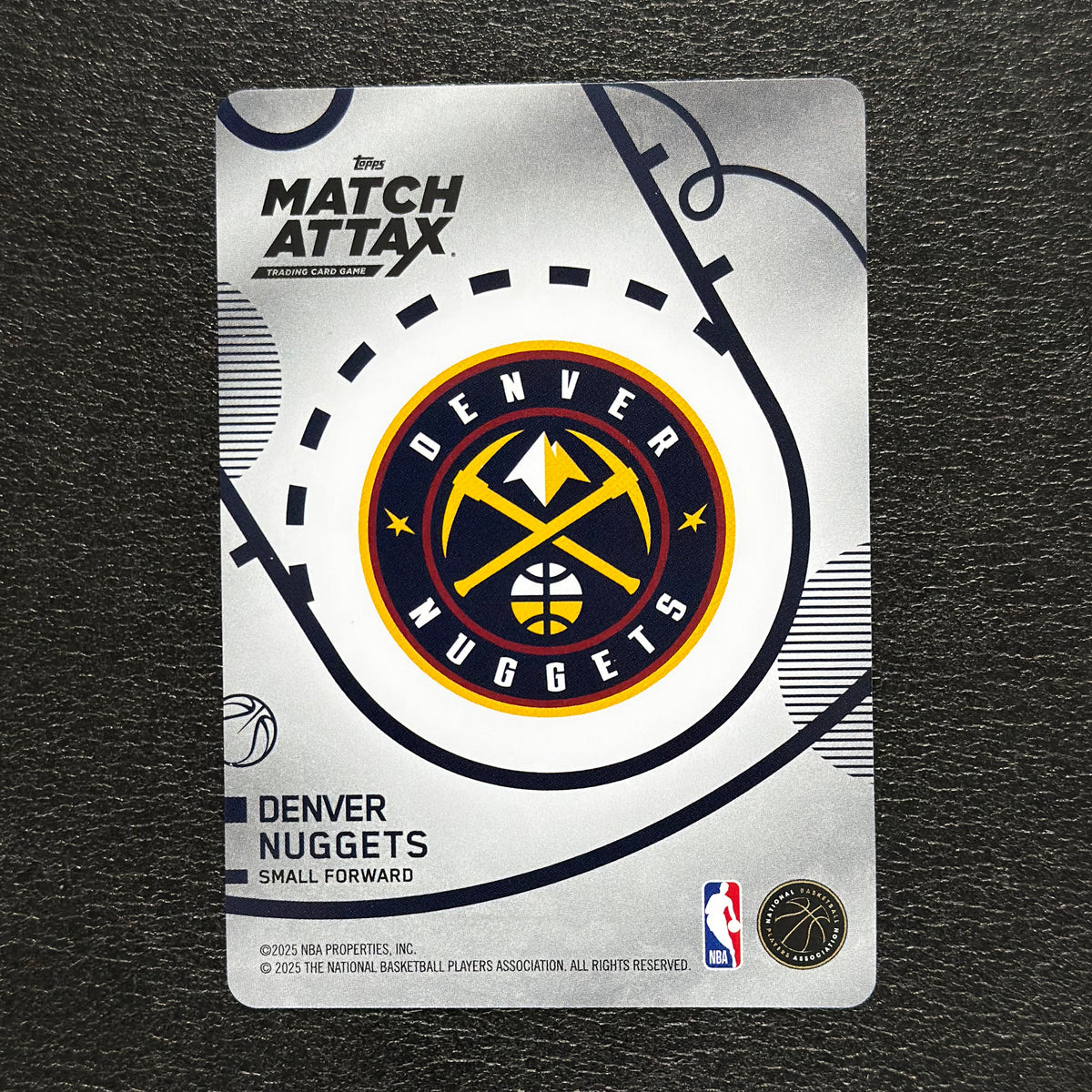 2025-26 Topps Match Attax Michael Porter Jr. #63 White Base — back view