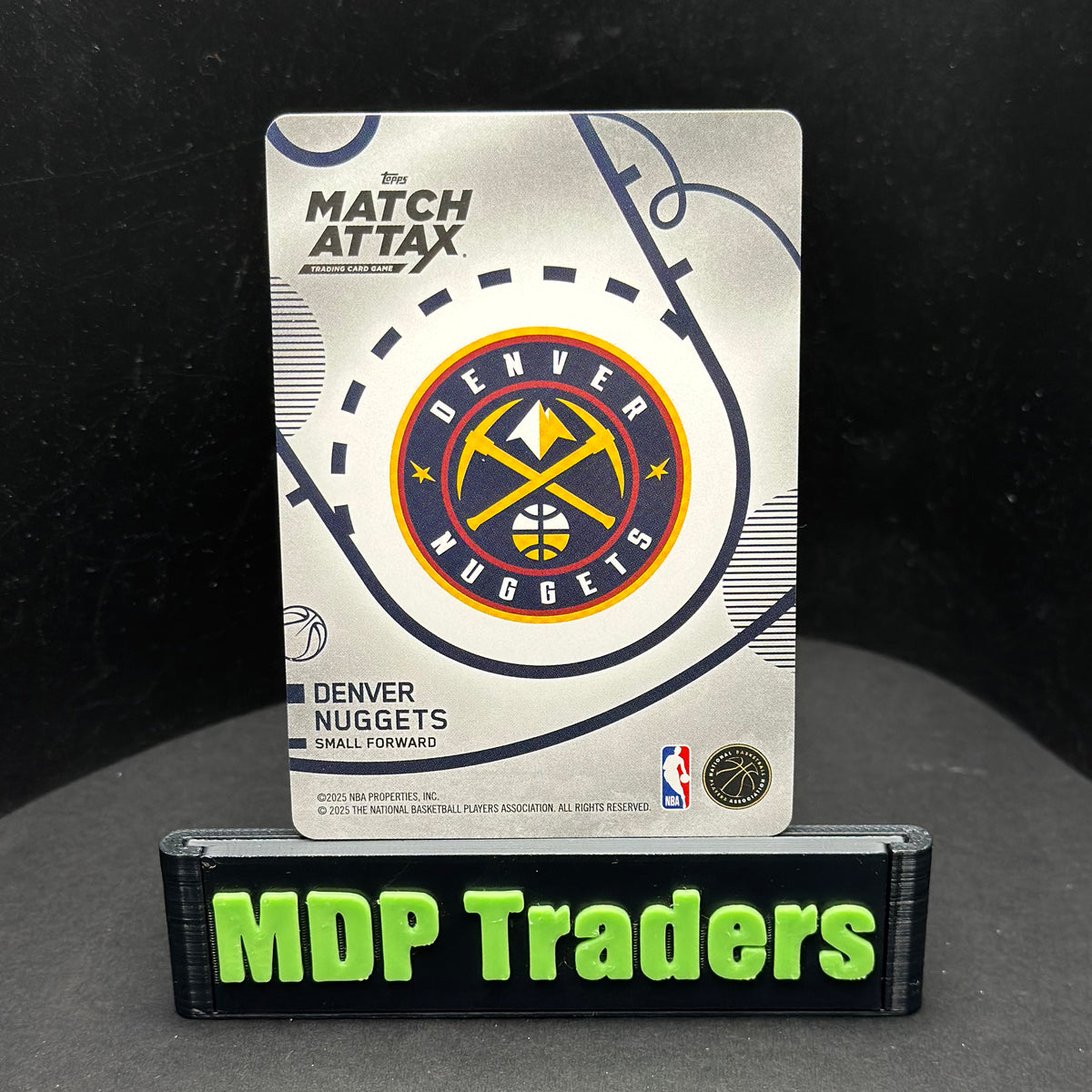 2025-26 Topps Match Attax Michael Porter Jr. #63 White Base — back display view