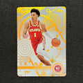 2025-26 Topps Match Attax NBA Jalen Johnson #39 White Base – Atlanta Hawks — front view