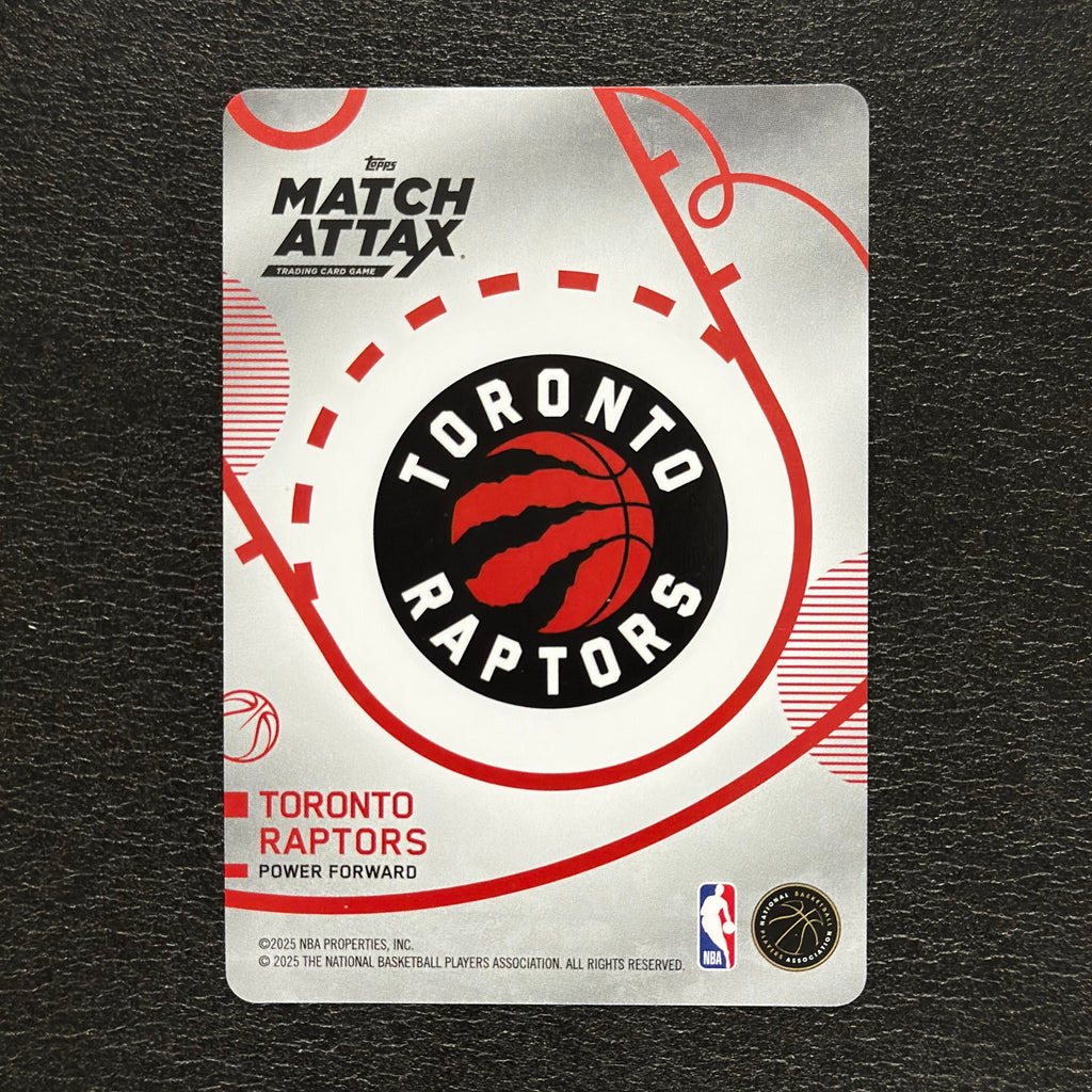 2025-26 Topps Match Attax NBA Collin Murray-Boyles #129 White Base – exact card, flat back