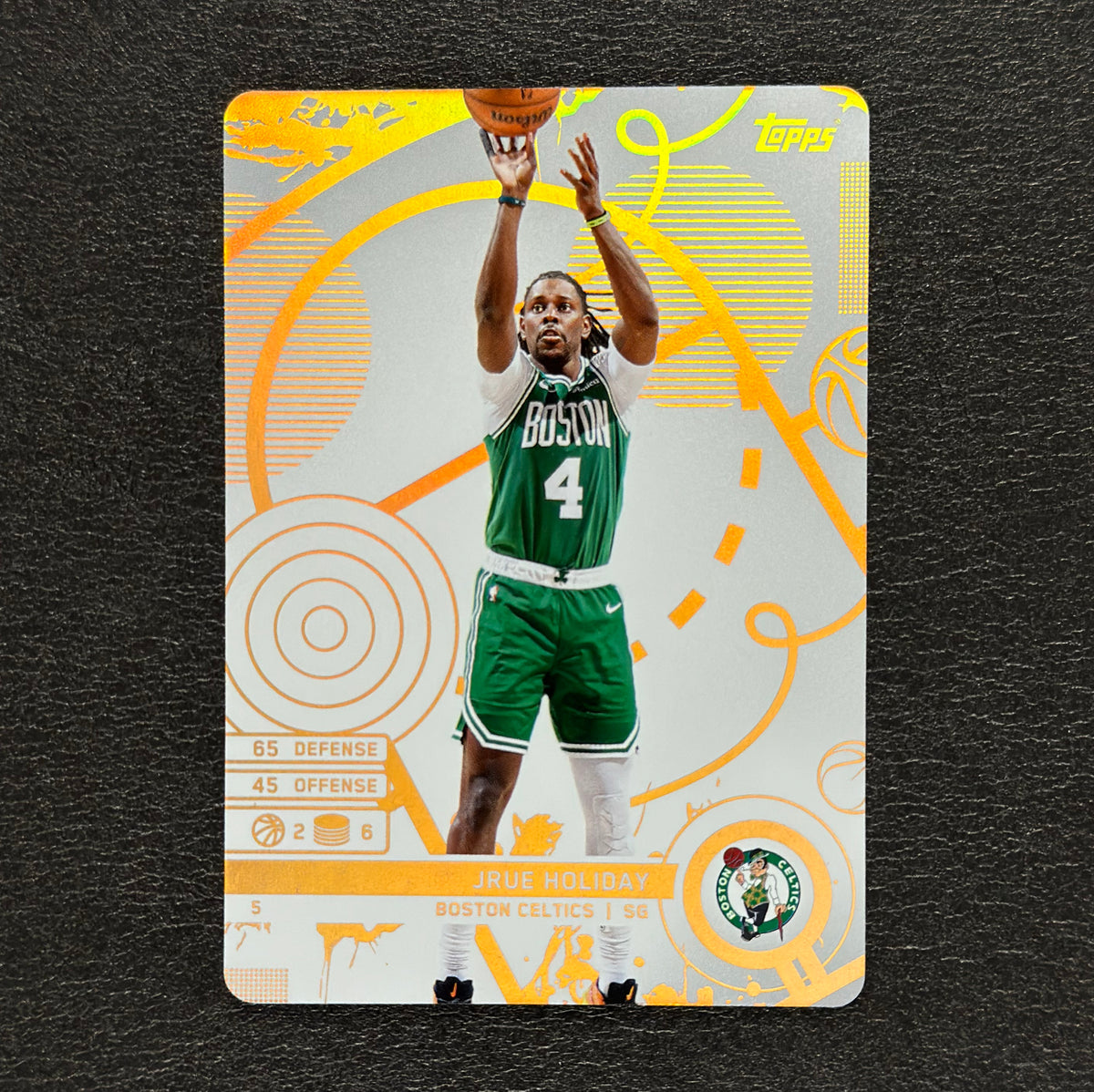 2025-26 Topps Match Attax NBA Jrue Holiday #5 White Base – exact card, flat front
