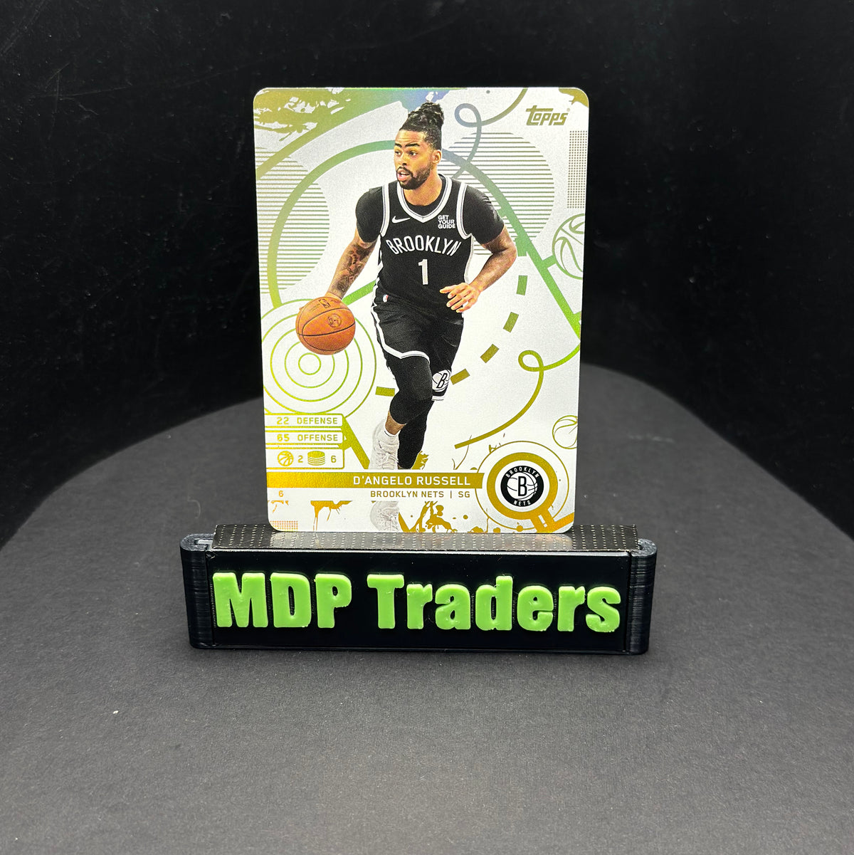 2025-26 Topps Match Attax NBA D'Angelo Russell #6 White Base – exact card, stand front