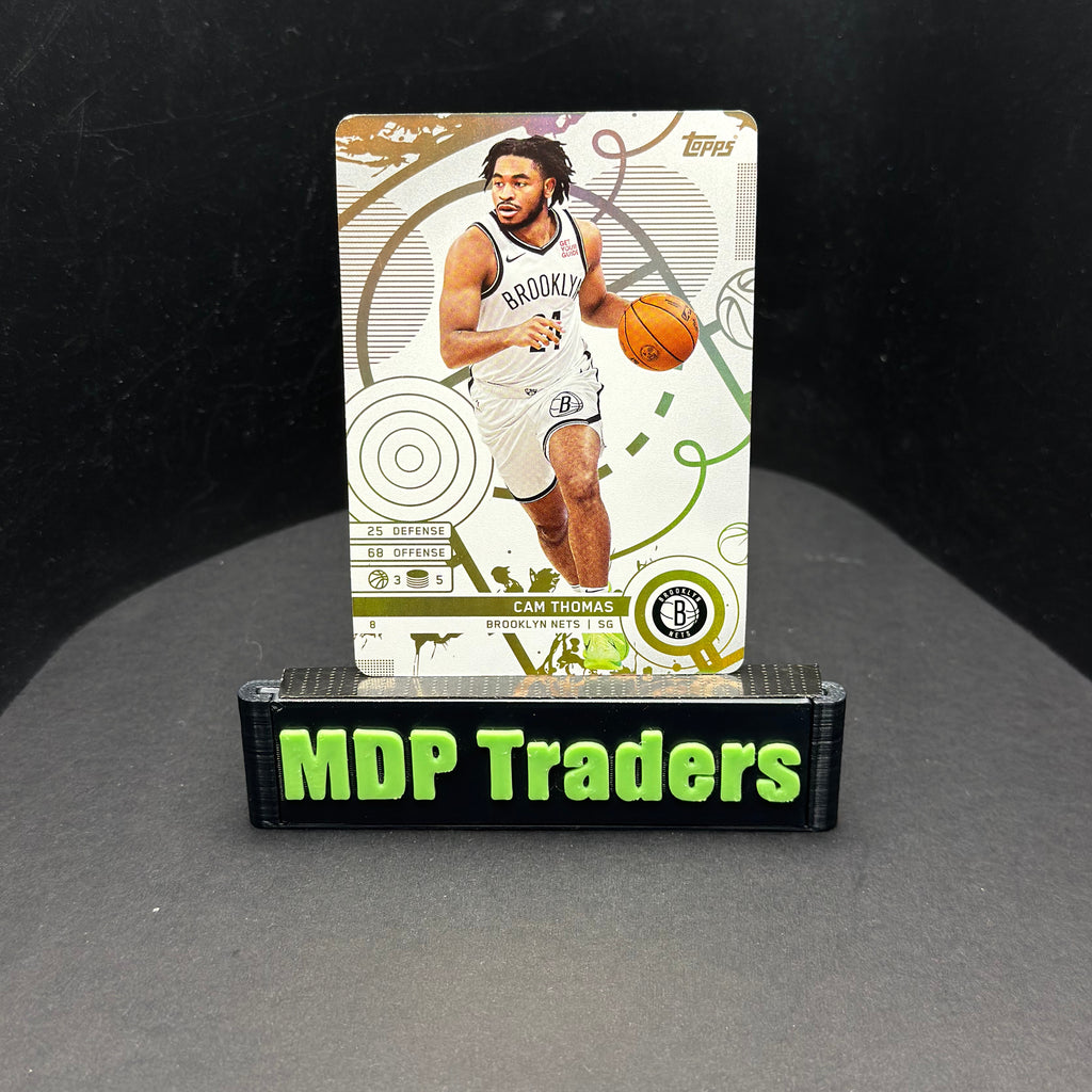 2025-26 Topps Match Attax NBA Cam Thomas #8 White Base – exact card, stand front