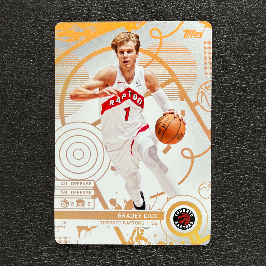 2025-26 Topps Match Attax NBA Gradey Dick #19 White Base – exact card, flat front