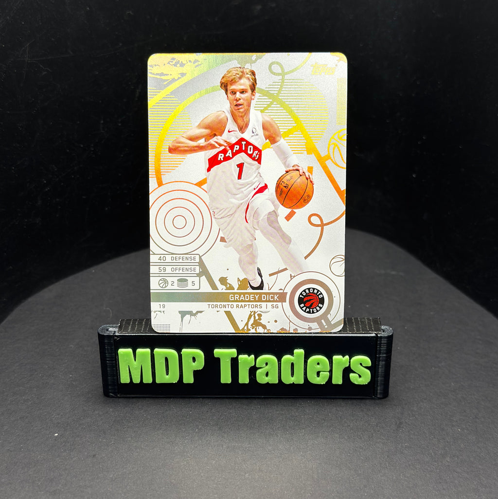 2025-26 Topps Match Attax NBA Gradey Dick #19 White Base – exact card, stand front