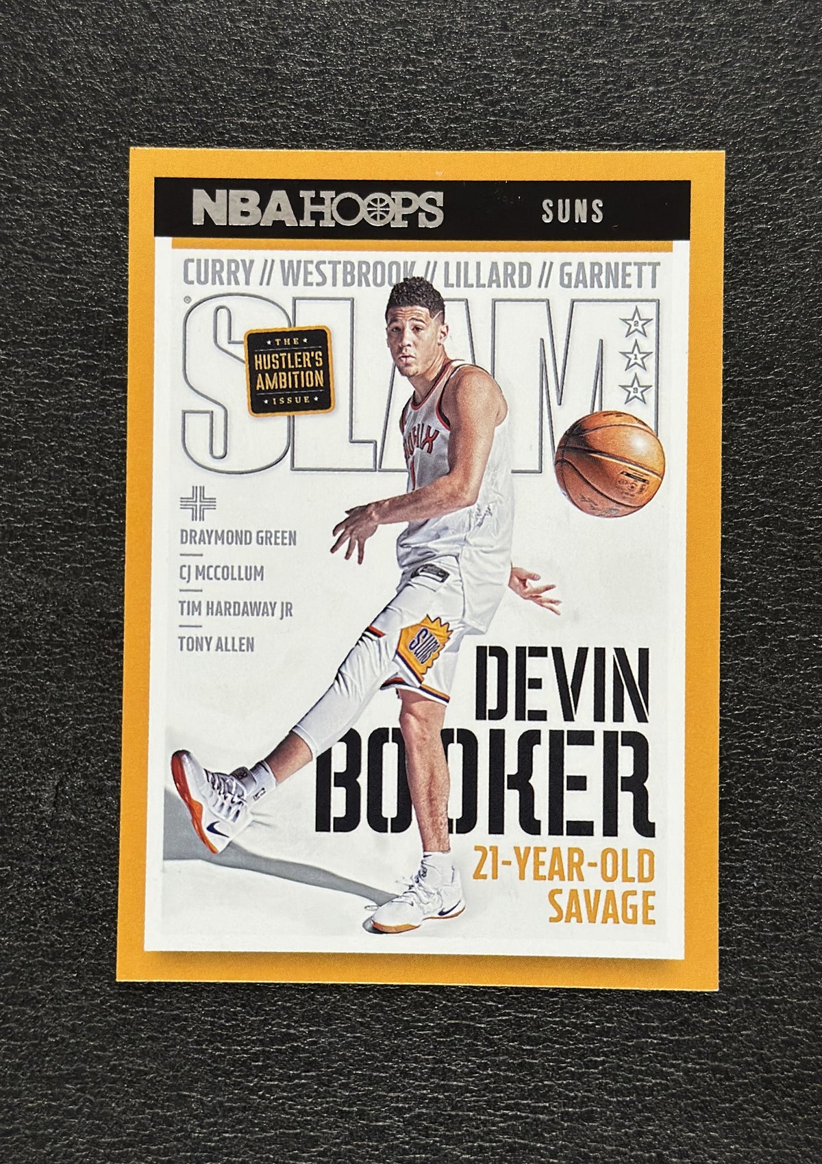 2021-22 Panini NBA Hoops Devin Booker SLAM #213 - front