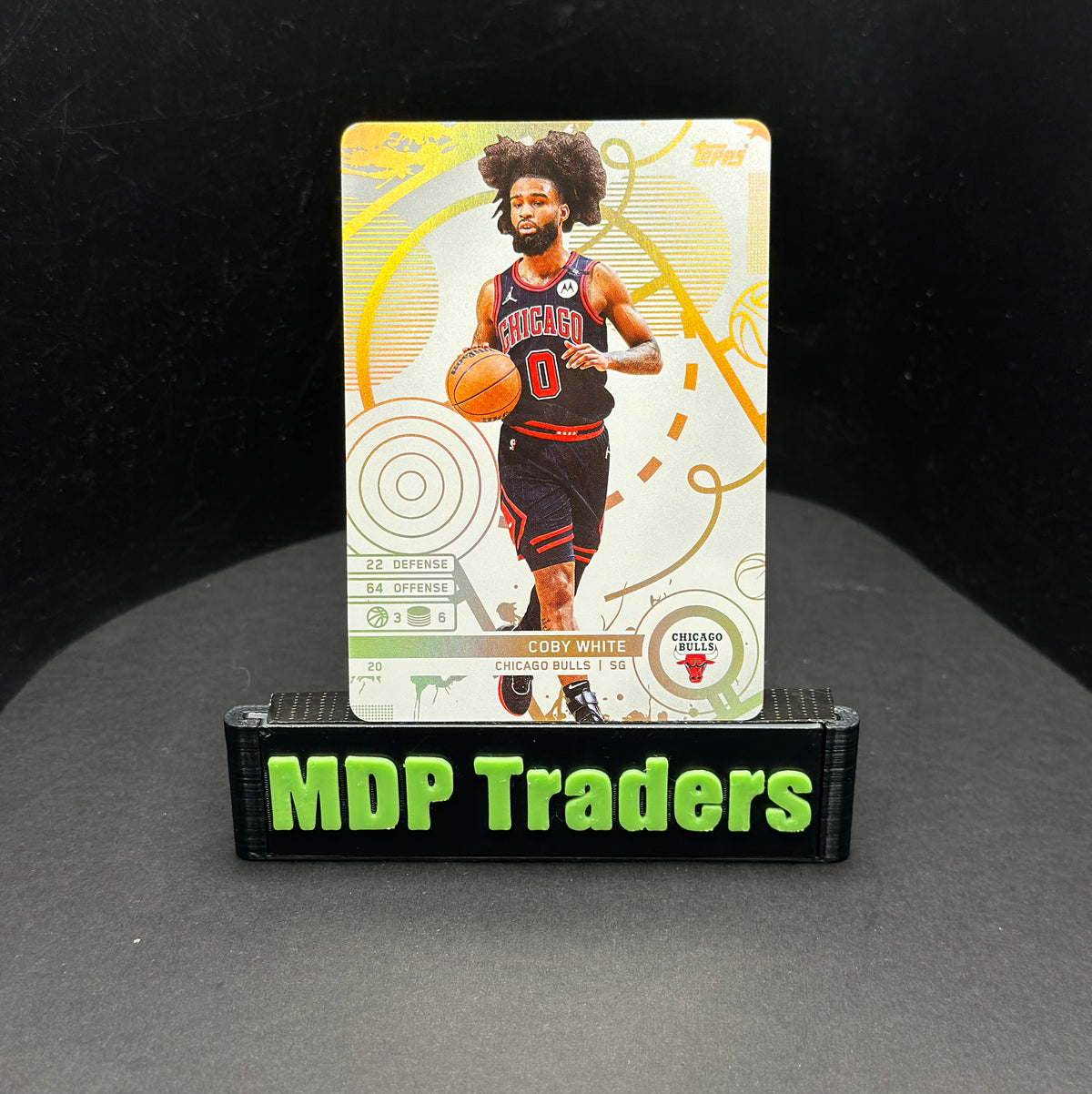 2025-26 Topps Match Attax NBA Coby White #20 White Base – exact card, stand front