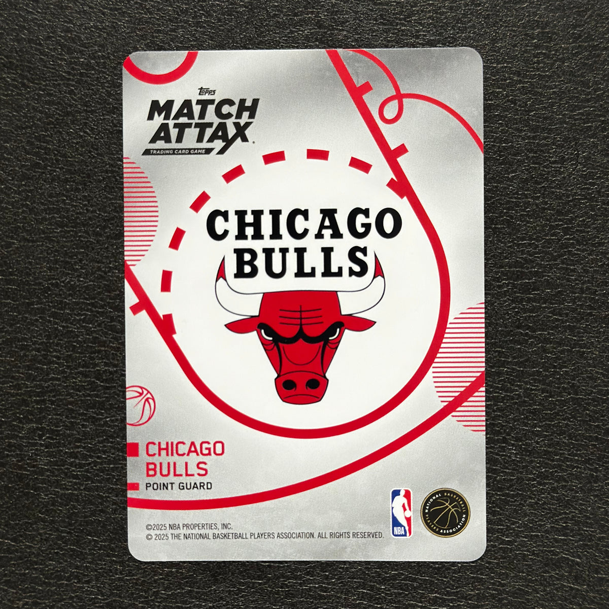 2025-26 Topps Match Attax NBA Josh Giddey #21 White Base – exact card, flat back