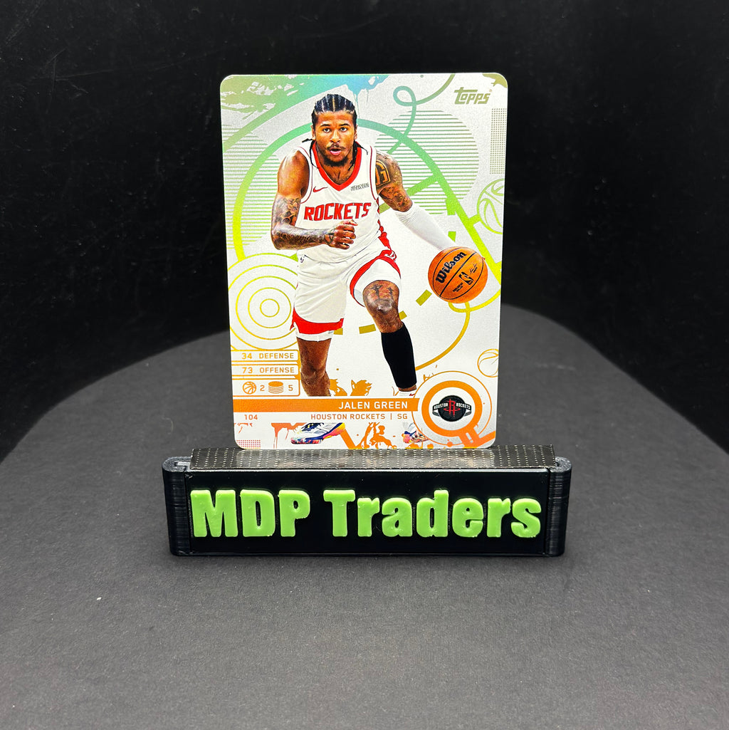 2025-26 Topps Match Attax NBA Jalen Green #104 White Base – exact card, stand front