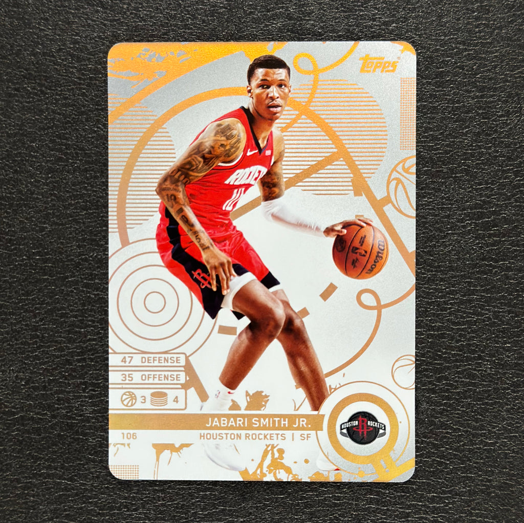 2025-26 Topps Match Attax NBA Jabari Smith Jr. #106 White Base – exact card, flat front