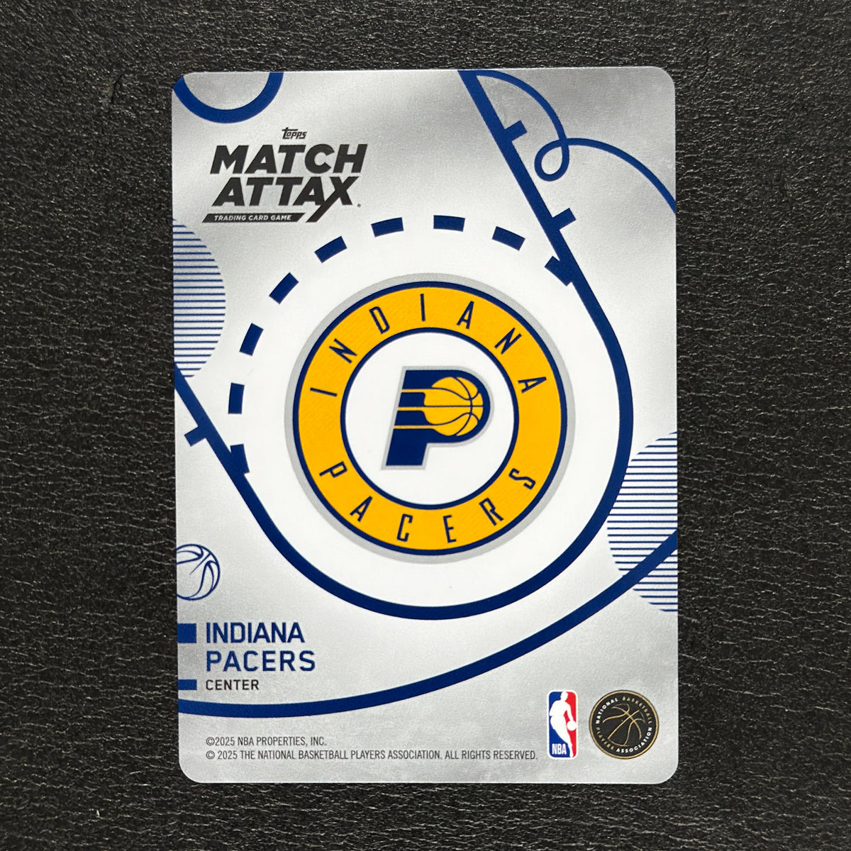 2025-26 Topps Match Attax NBA Myles Turner #30 White Base – exact card, flat back