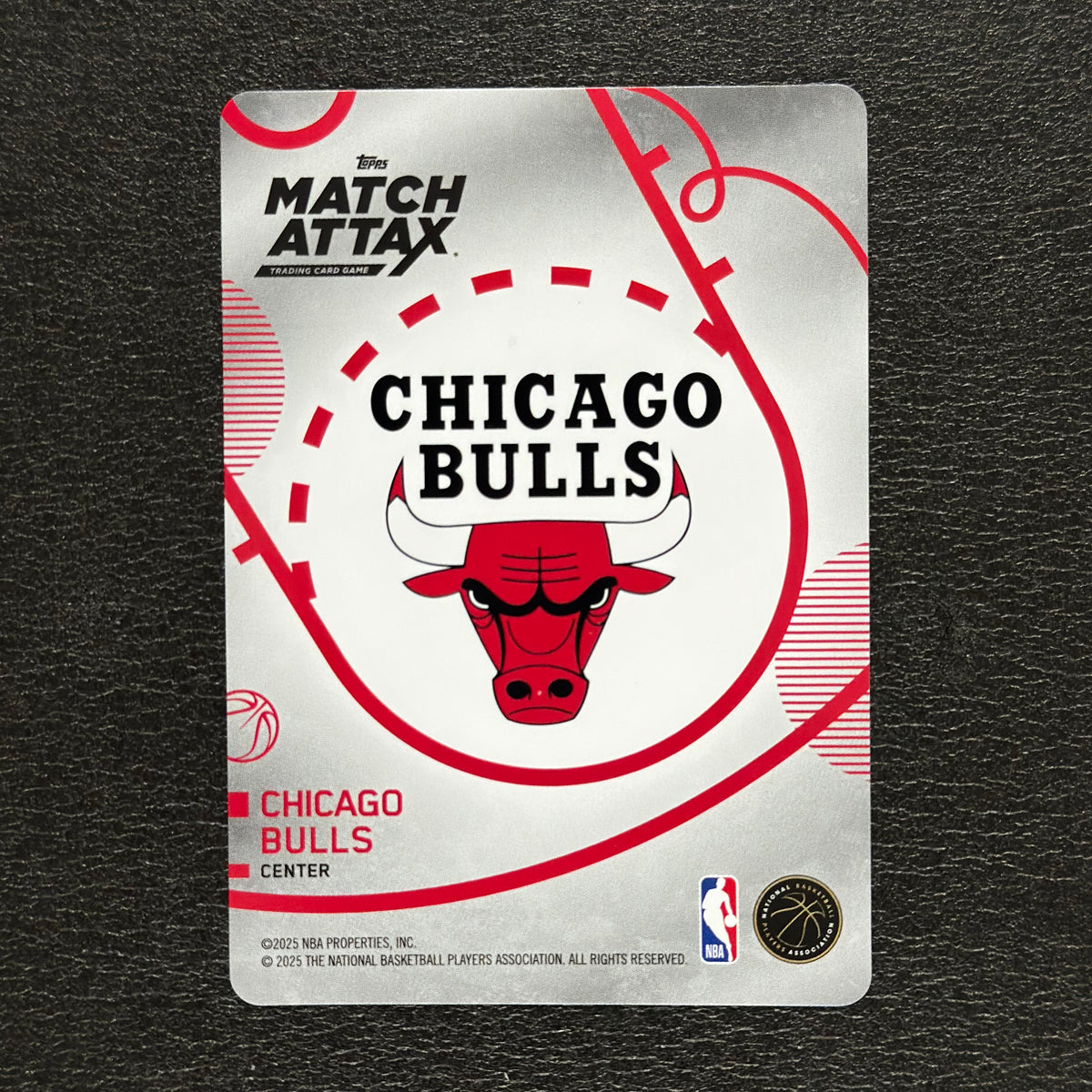 2025-26 Topps Match Attax NBA Nikola Vučević #23 White Base – exact card, flat back