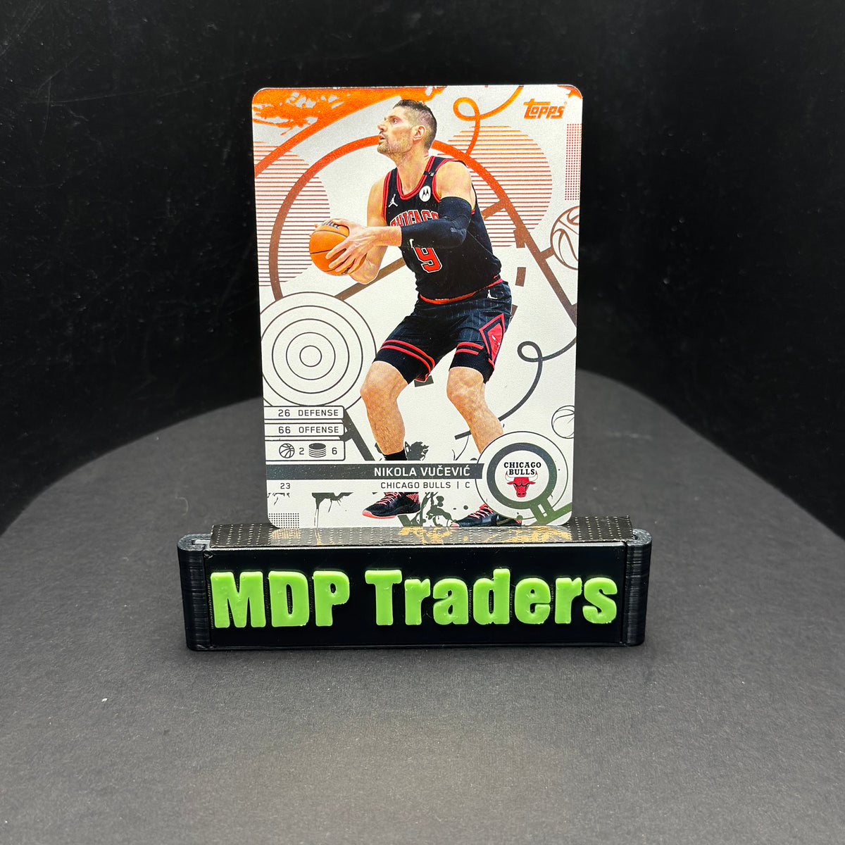 2025-26 Topps Match Attax NBA Nikola Vučević #23 White Base – exact card, stand front