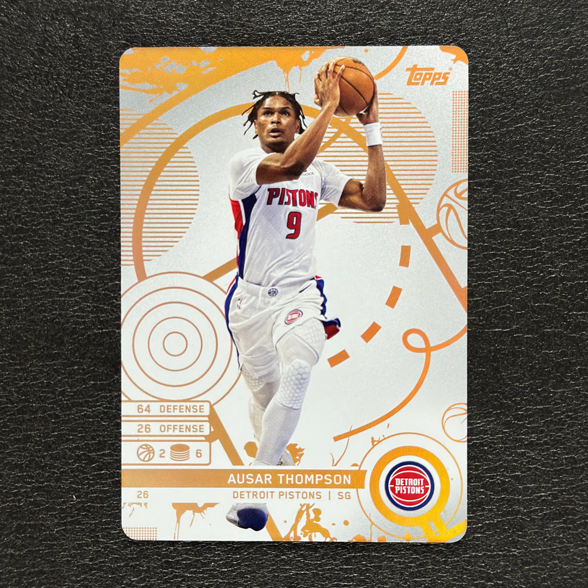 2025-26 Topps Match Attax NBA Ausar Thompson #26 White Base – exact card, flat front