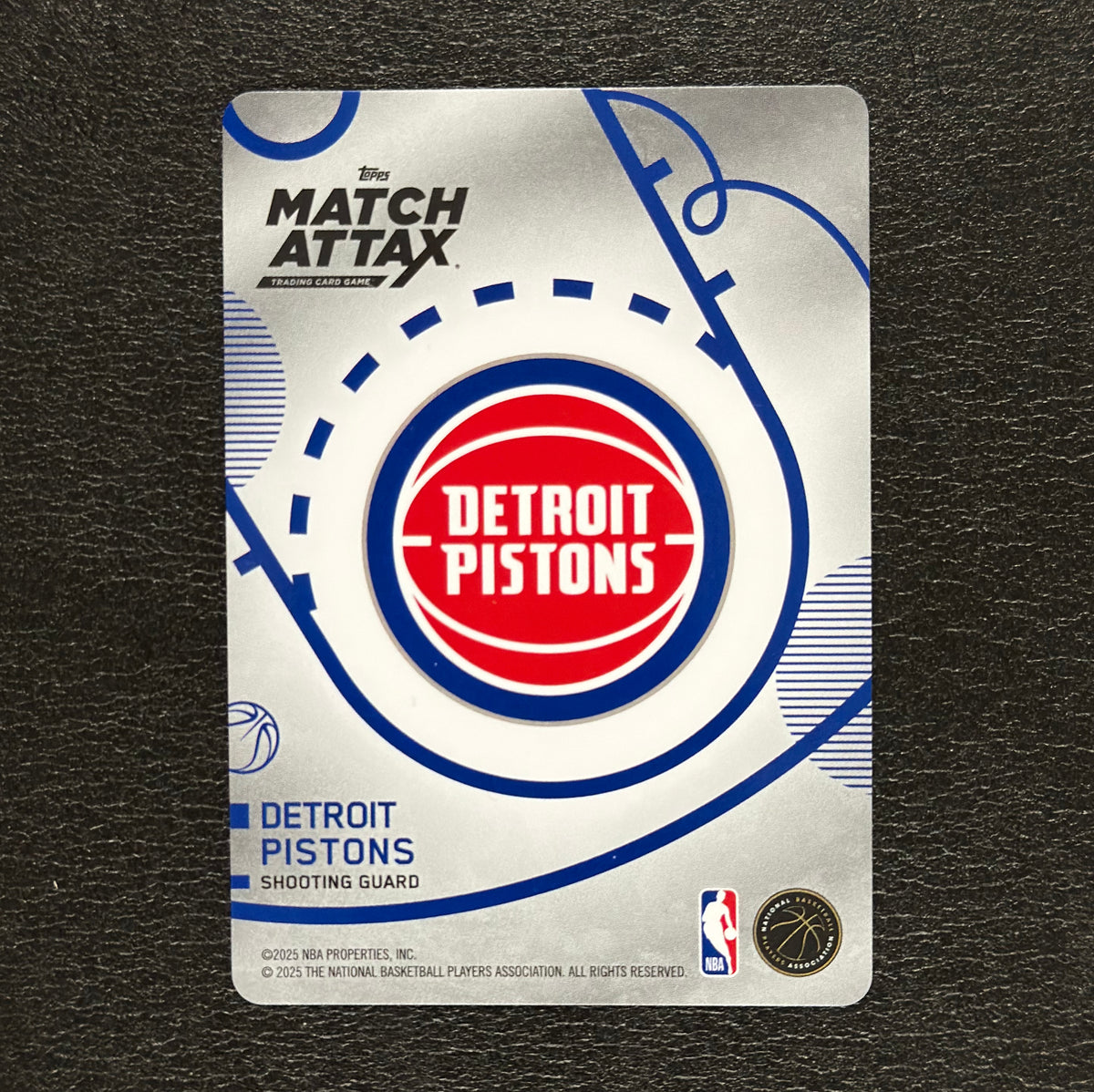 2025-26 Topps Match Attax NBA Ausar Thompson #26 White Base – exact card, flat back