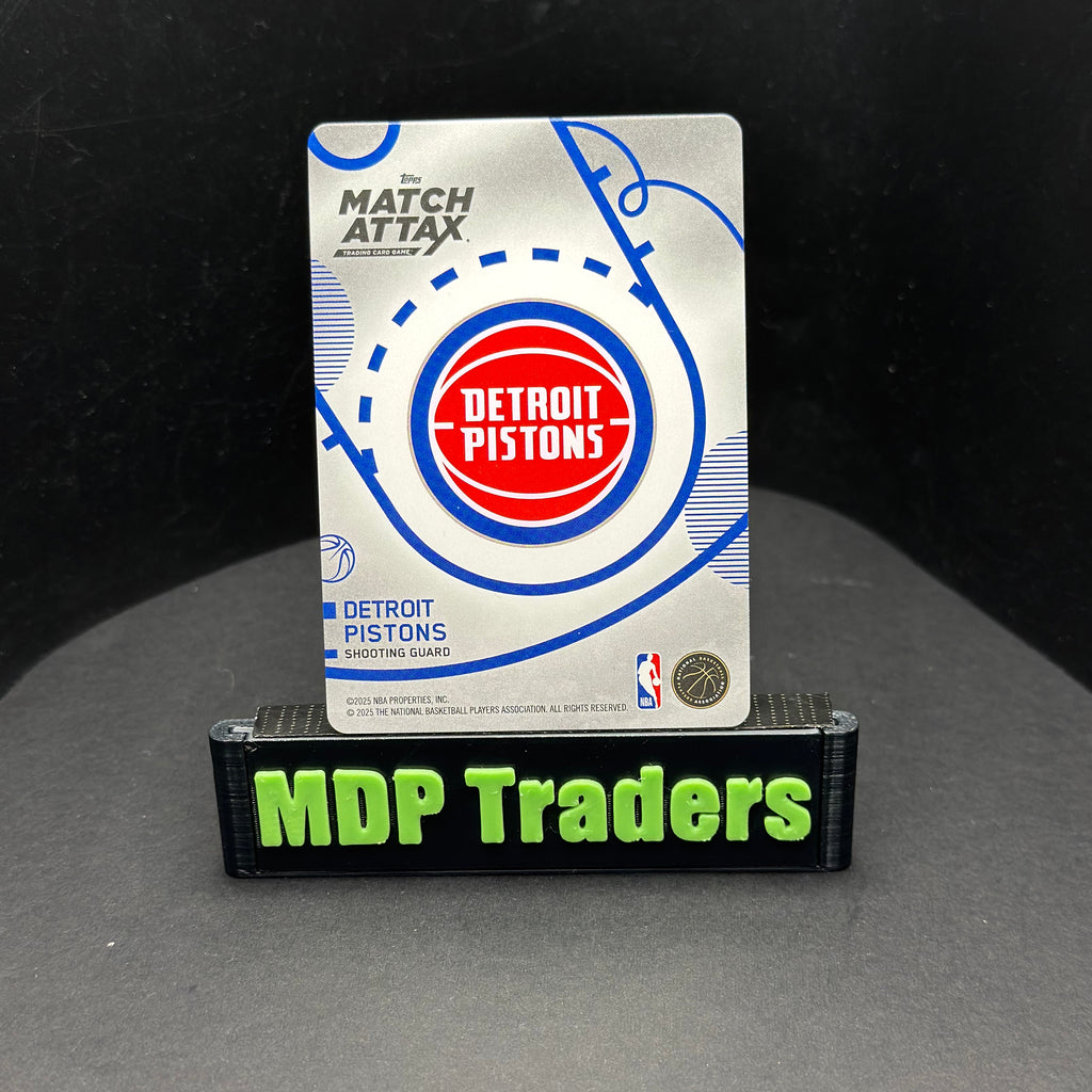2025-26 Topps Match Attax NBA Ausar Thompson #26 White Base – exact card, stand back