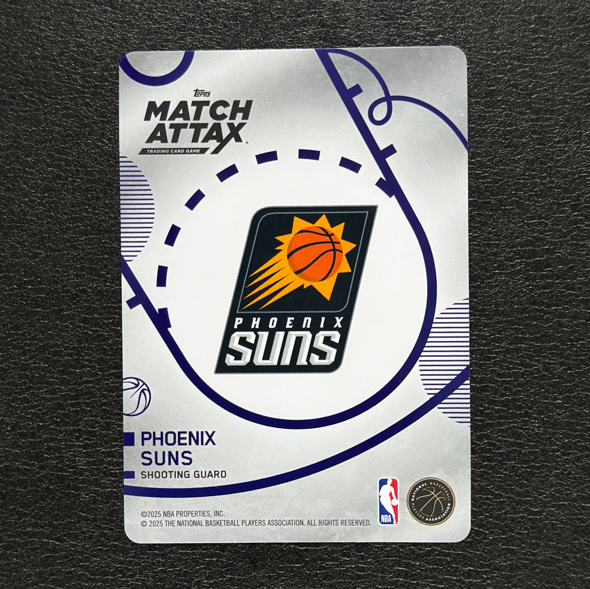 2025-26 Topps Match Attax NBA Ryan Dunn #95 White Base – exact card, flat back