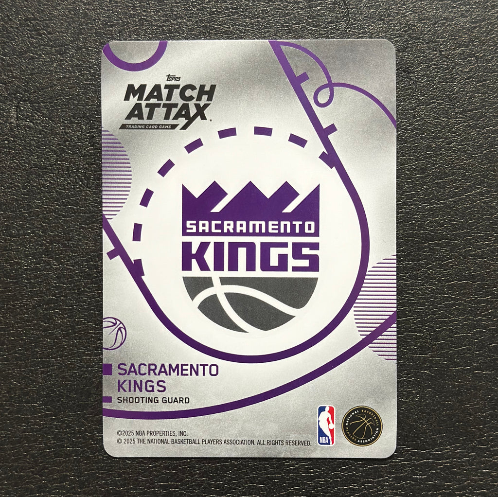 2025-26 Topps Match Attax NBA DeMar DeRozan #96 White Base – exact card, flat back