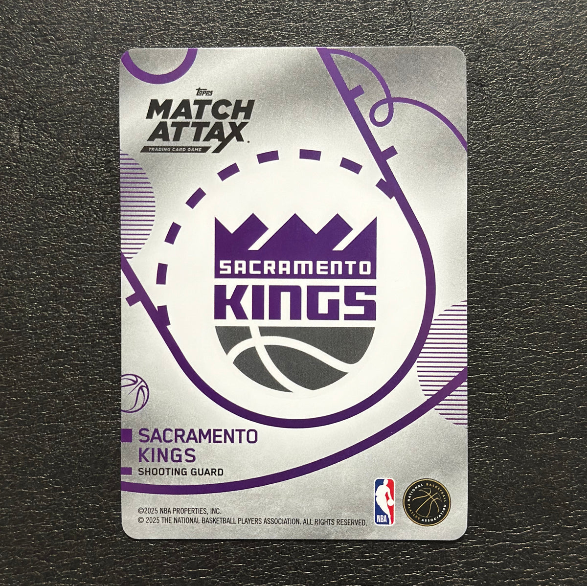 2025-26 Topps Match Attax NBA DeMar DeRozan #96 White Base – exact card, flat back