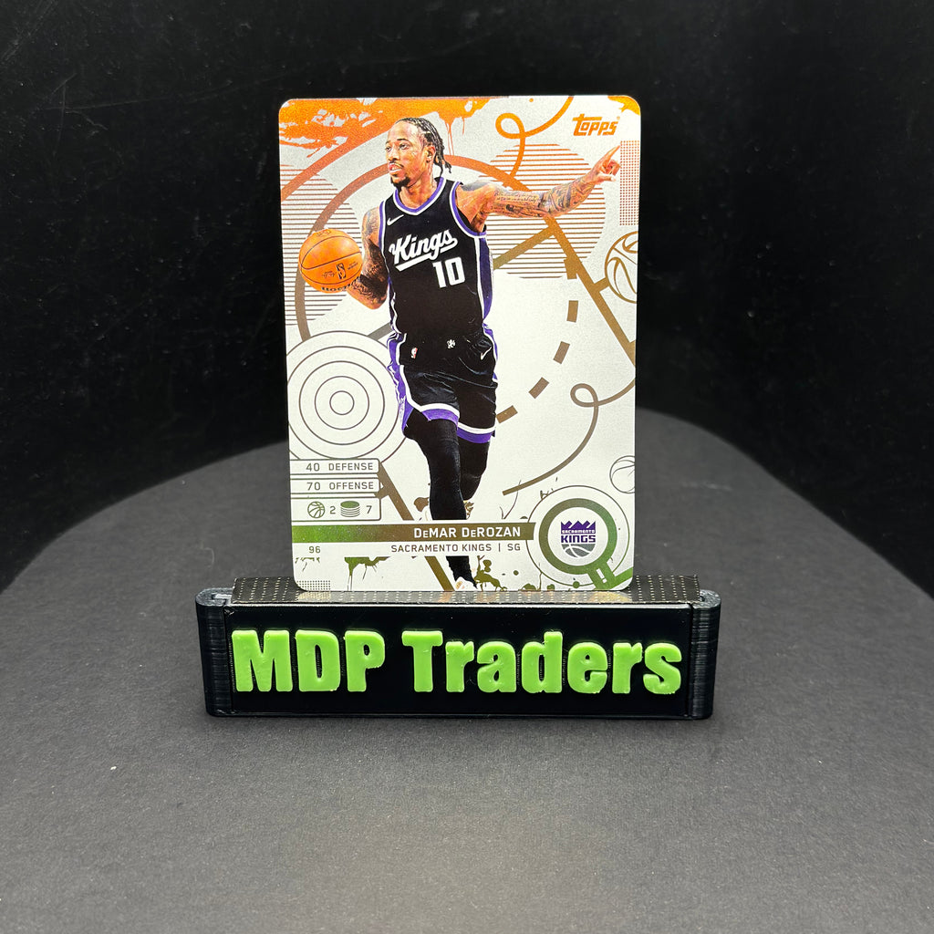 2025-26 Topps Match Attax NBA DeMar DeRozan #96 White Base – exact card, stand front