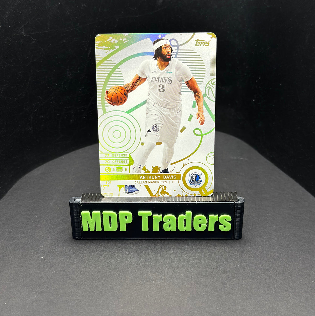 2025-26 Topps Match Attax NBA Anthony Davis #101 White Base – exact card, stand front
