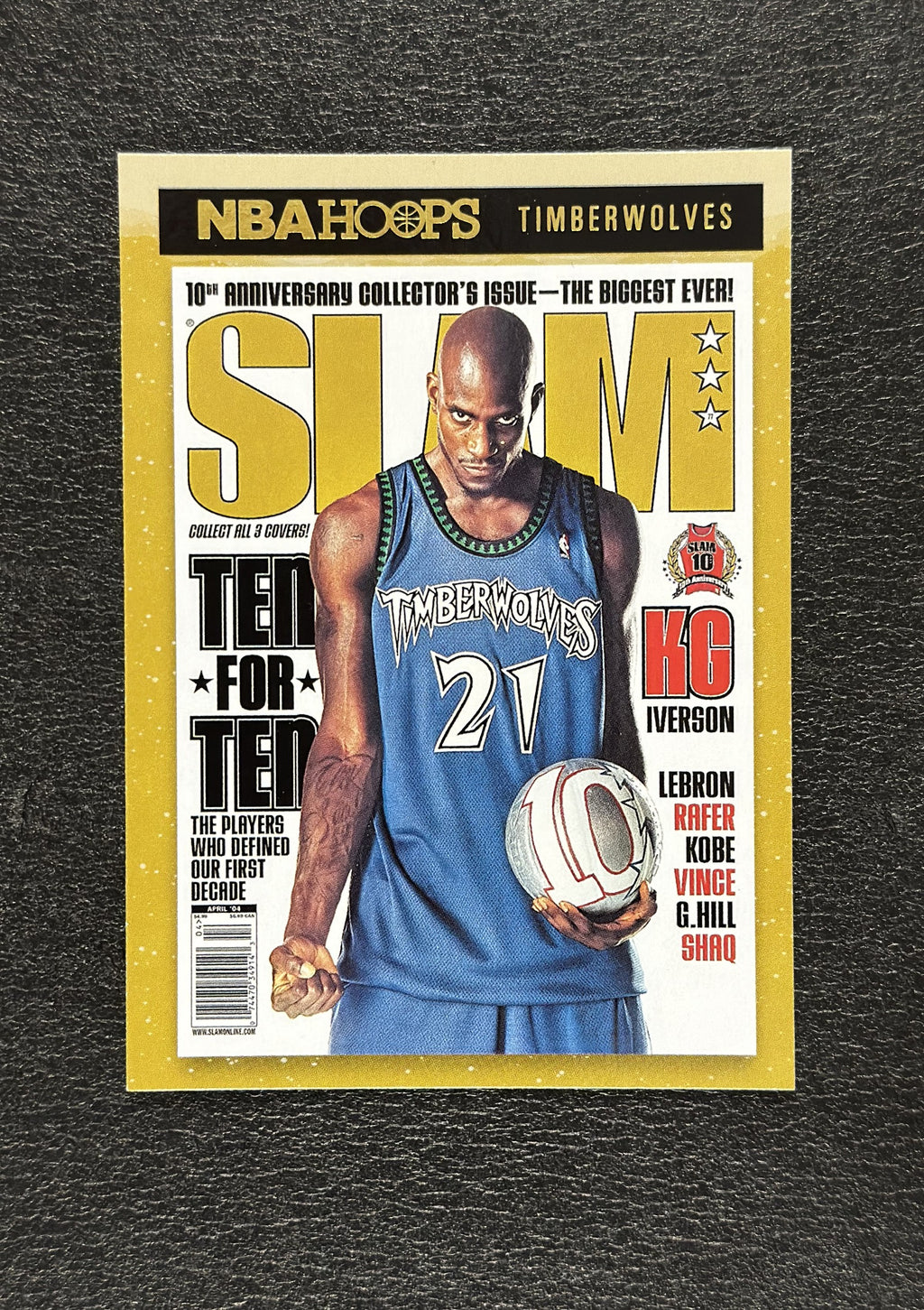 2020-21 Panini NBA Hoops Kevin Garnett SLAM Winter #11 - front