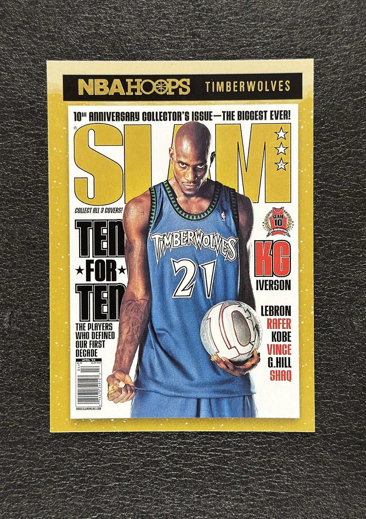 2020-21 Panini NBA Hoops Kevin Garnett SLAM Winter #11 - front