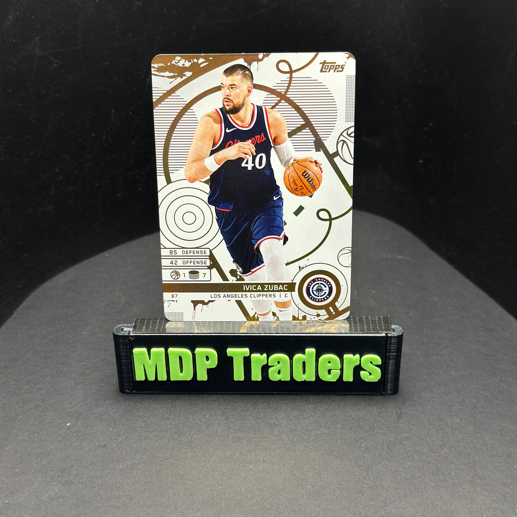 2025-26 Topps Match Attax NBA Ivica Zubac #87 White Base – exact card, stand front