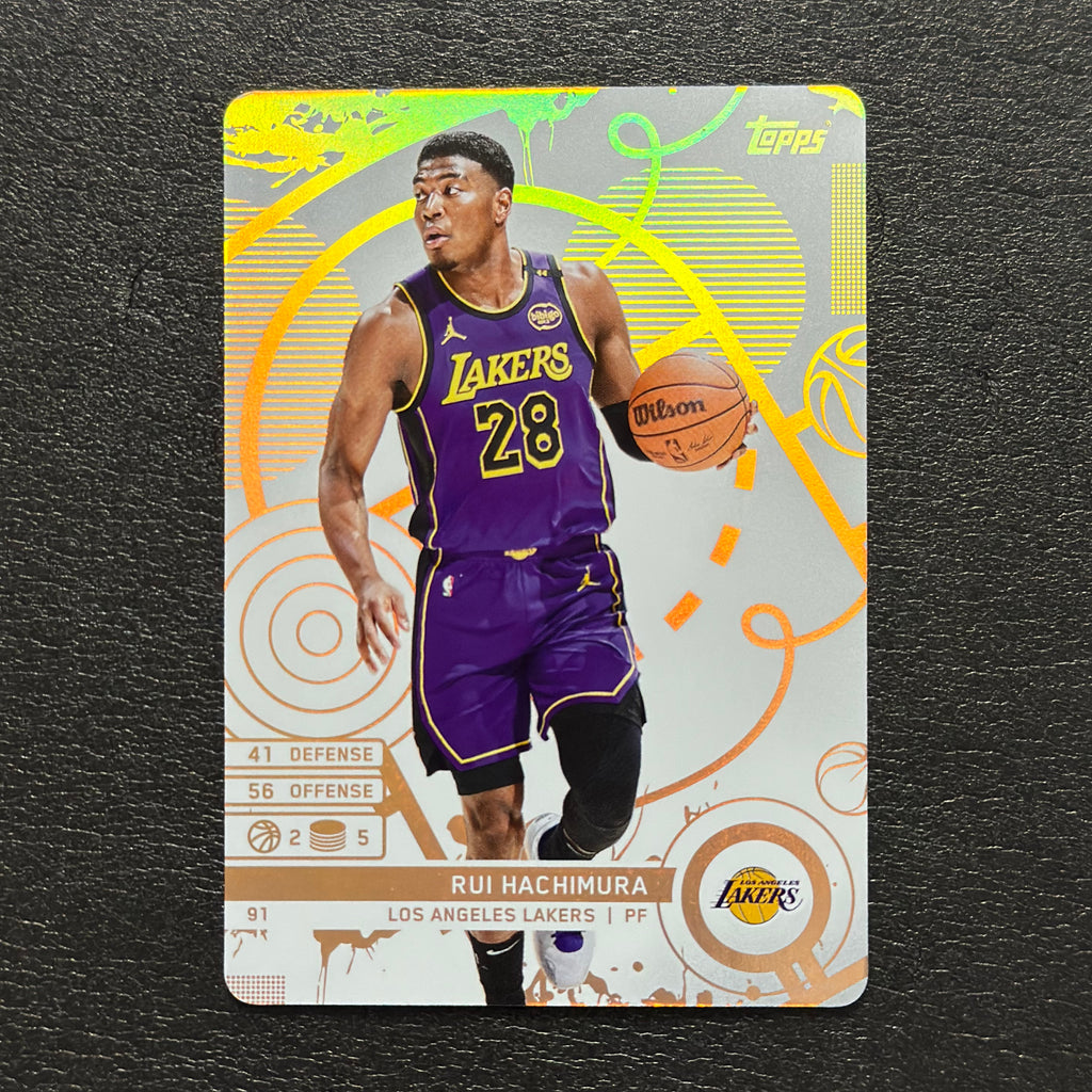 2025-26 Topps Match Attax NBA Rui Hachimura #91 White Base – exact card, flat front