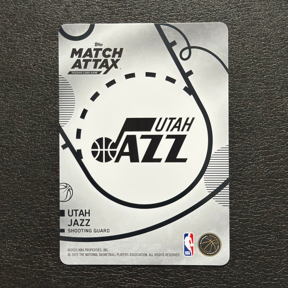 2025-26 Topps Match Attax NBA Jordan Clarkson #78 White Base – exact card, flat back