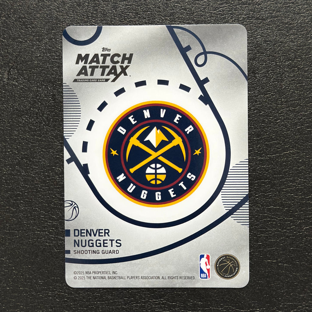 2025-26 Topps Match Attax NBA Christian Braun #61 White Base – exact card, flat back