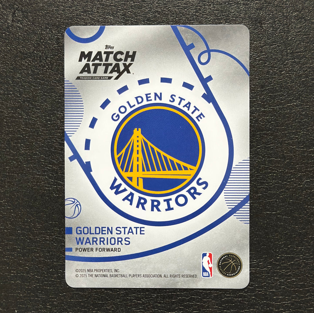 2025-26 Topps Match Attax NBA Draymond Green #82 White Base – exact card, flat back