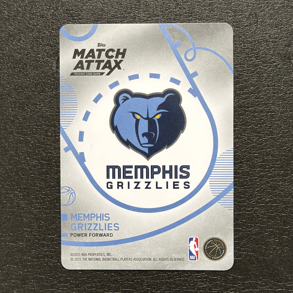 2025-26 Topps Match Attax NBA Jaren Jackson Jr. #110 White Base – exact card, flat back