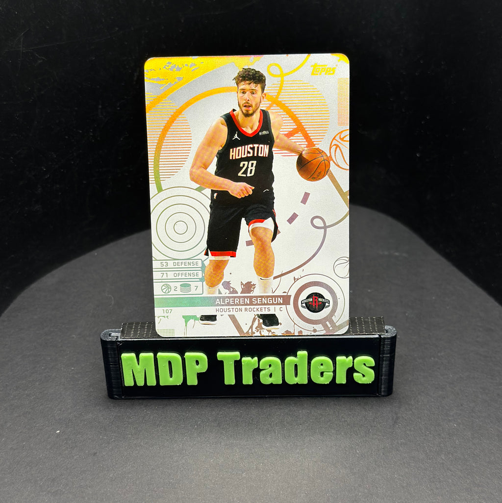 2025-26 Topps Match Attax NBA Alperen Şengün #107 White Base – exact card, stand front