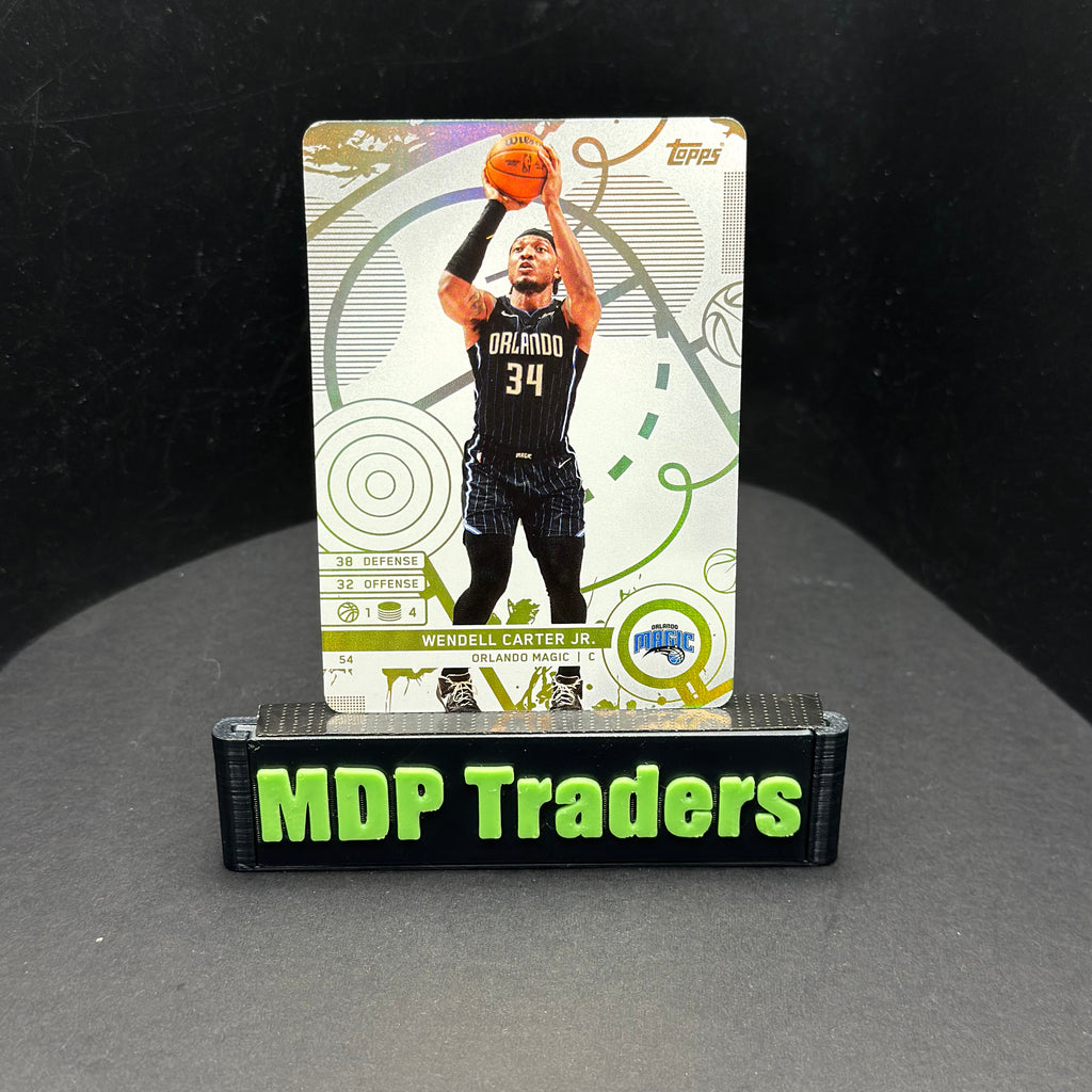 2025-26 Topps Match Attax Wendell Carter Jr. #54 White Base - front, stand view