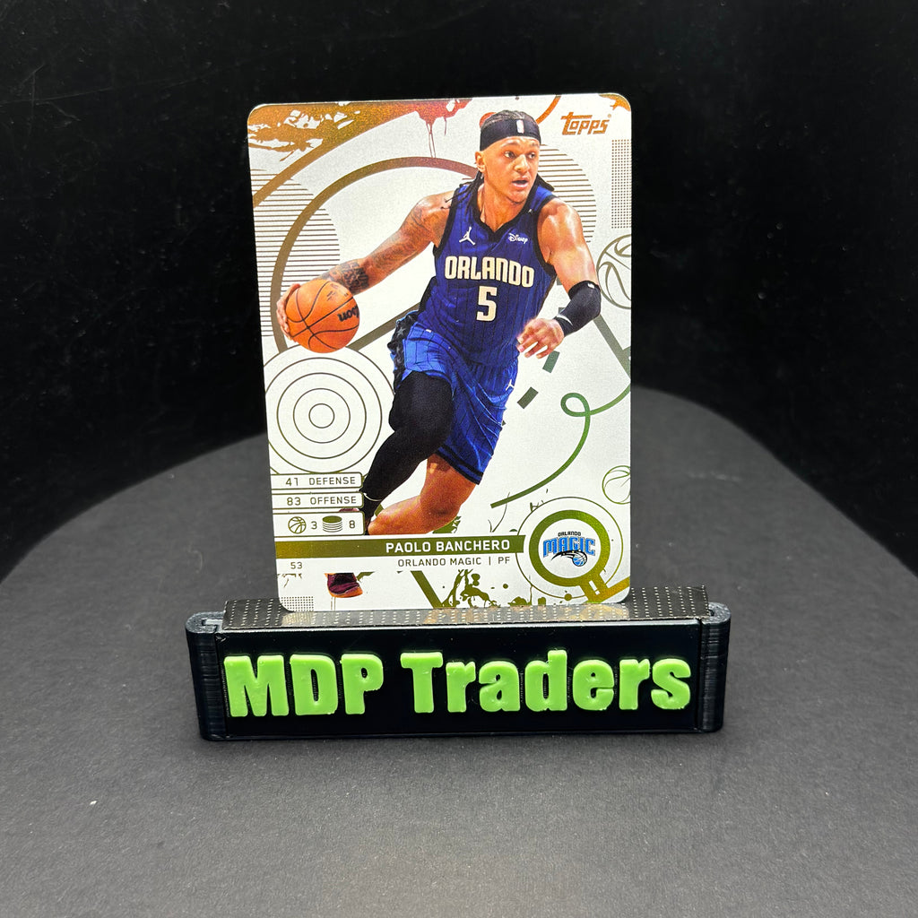 2025-26 Topps Match Attax Paolo Banchero #53 White Base - front, stand view