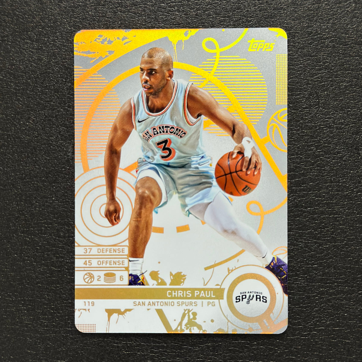 2025-26 Topps Match Attax Chris Paul #119 White Base - front, flat view
