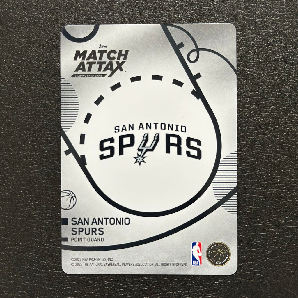 2025-26 Topps Match Attax Chris Paul #119 White Base - back, flat view