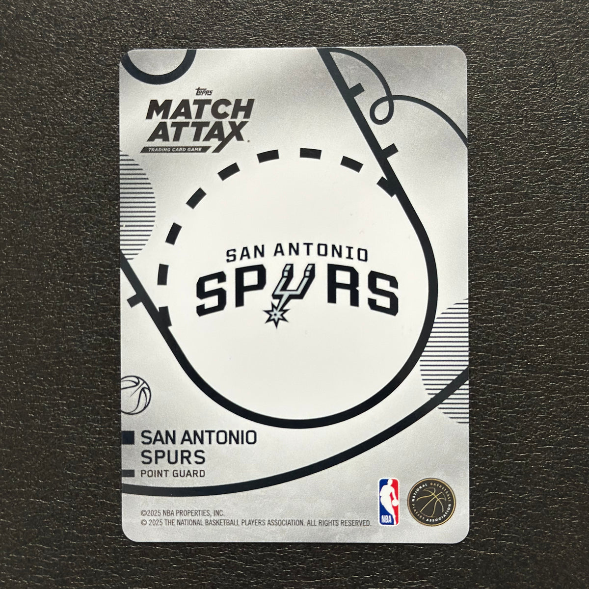 2025-26 Topps Match Attax Chris Paul #119 White Base - back, flat view