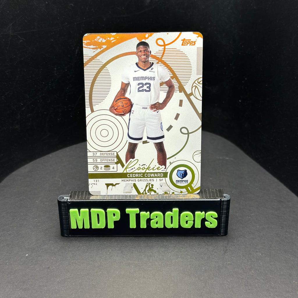 2025-26 Topps Match Attax Cedric Coward #131 White Base - front, stand view