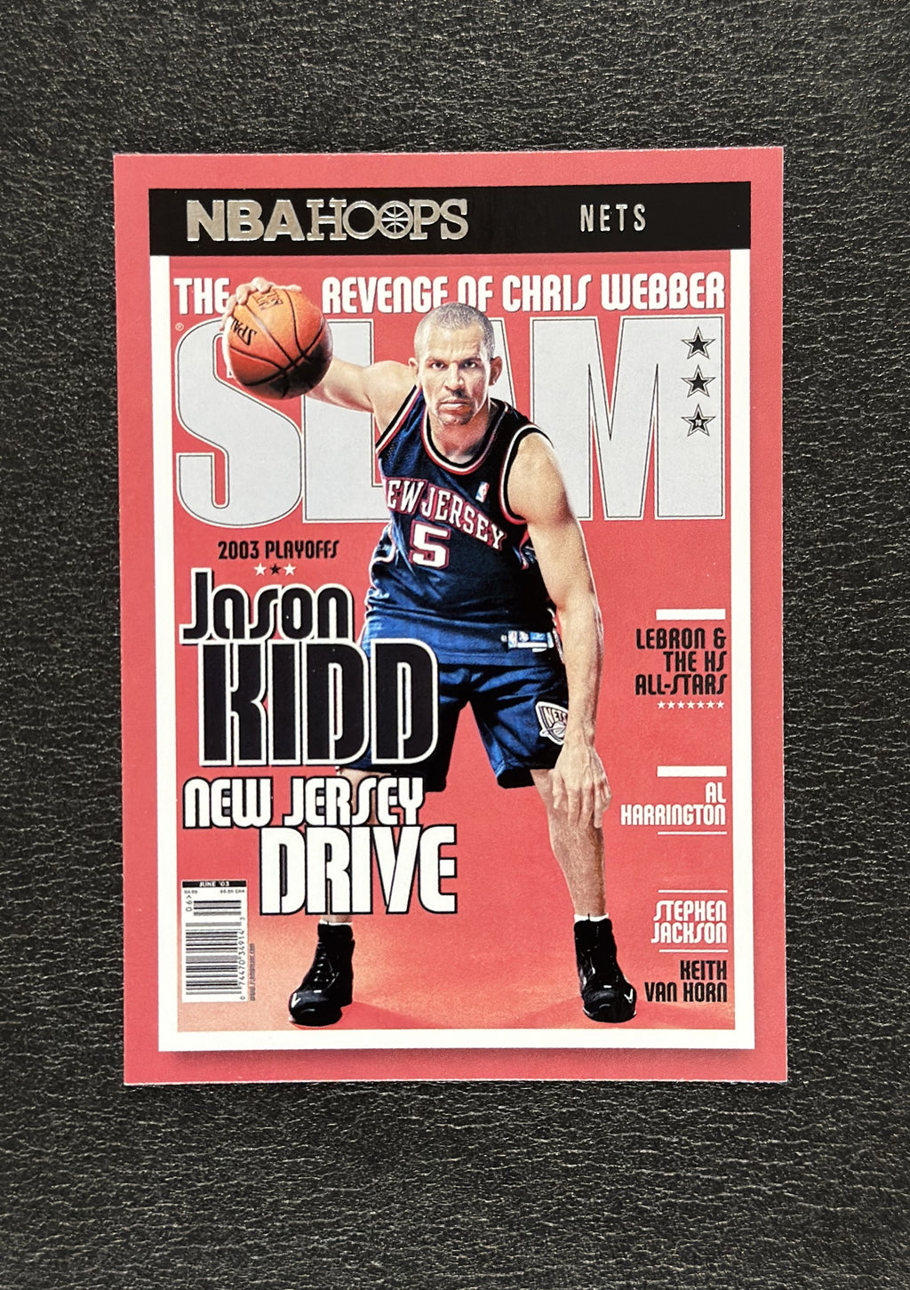 2021-22 Panini NBA Hoops Jason Kidd SLAM #70 - front