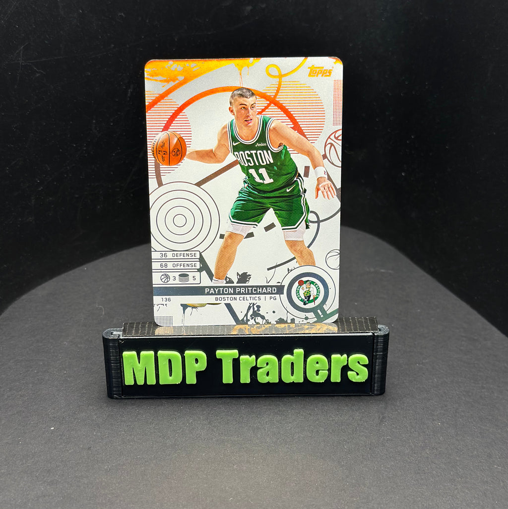 2025-26 Topps Match Attax Payton Pritchard #136 White Base - front, stand view