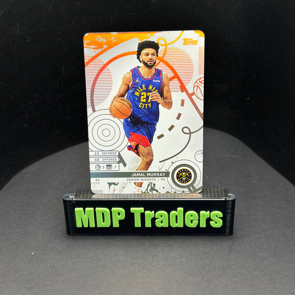 2025-26 Topps Match Attax Jamal Murray #62 White Base - front, stand view