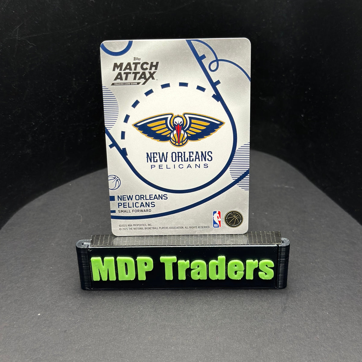 2025-26 Topps Match Attax Trey Murphy III #113 White Base - back, stand view