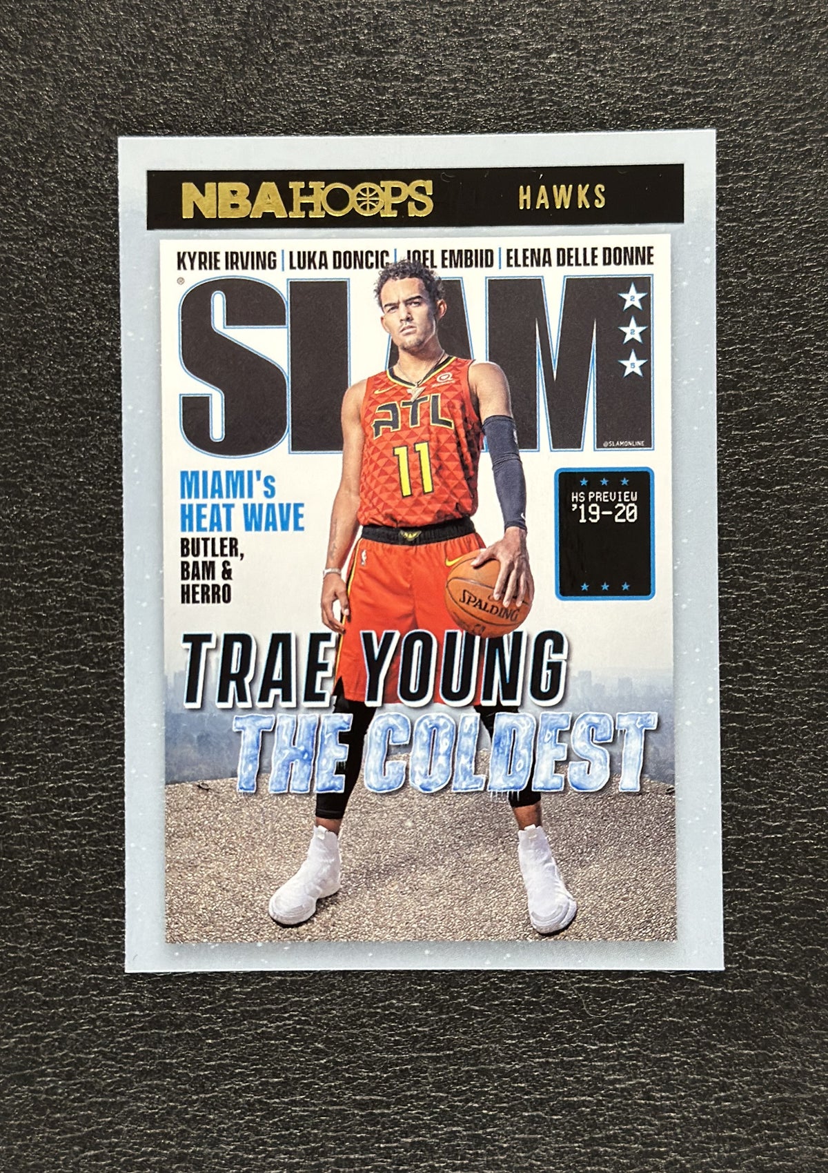 2020-21 Panini NBA Hoops Trae Young SLAM Winter #6 - front