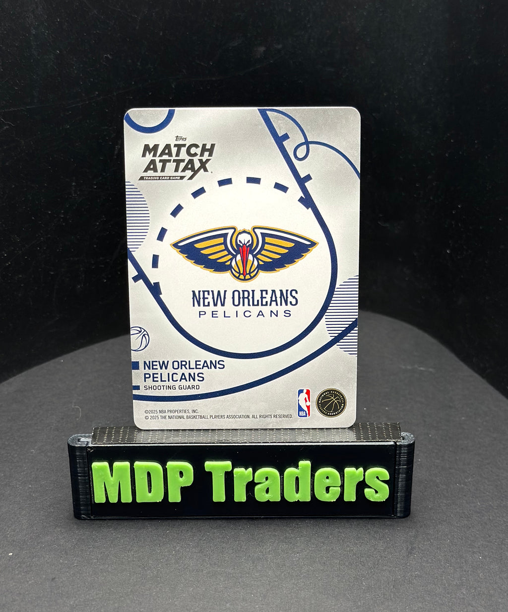 2025-26 Topps Match Attax Dejounte Murray #115 White Base — stand back
