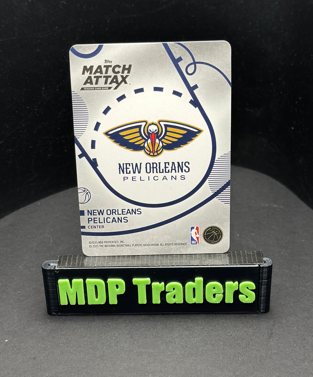 2025-26 Topps Match Attax Yves Missi #114 White Base — stand back