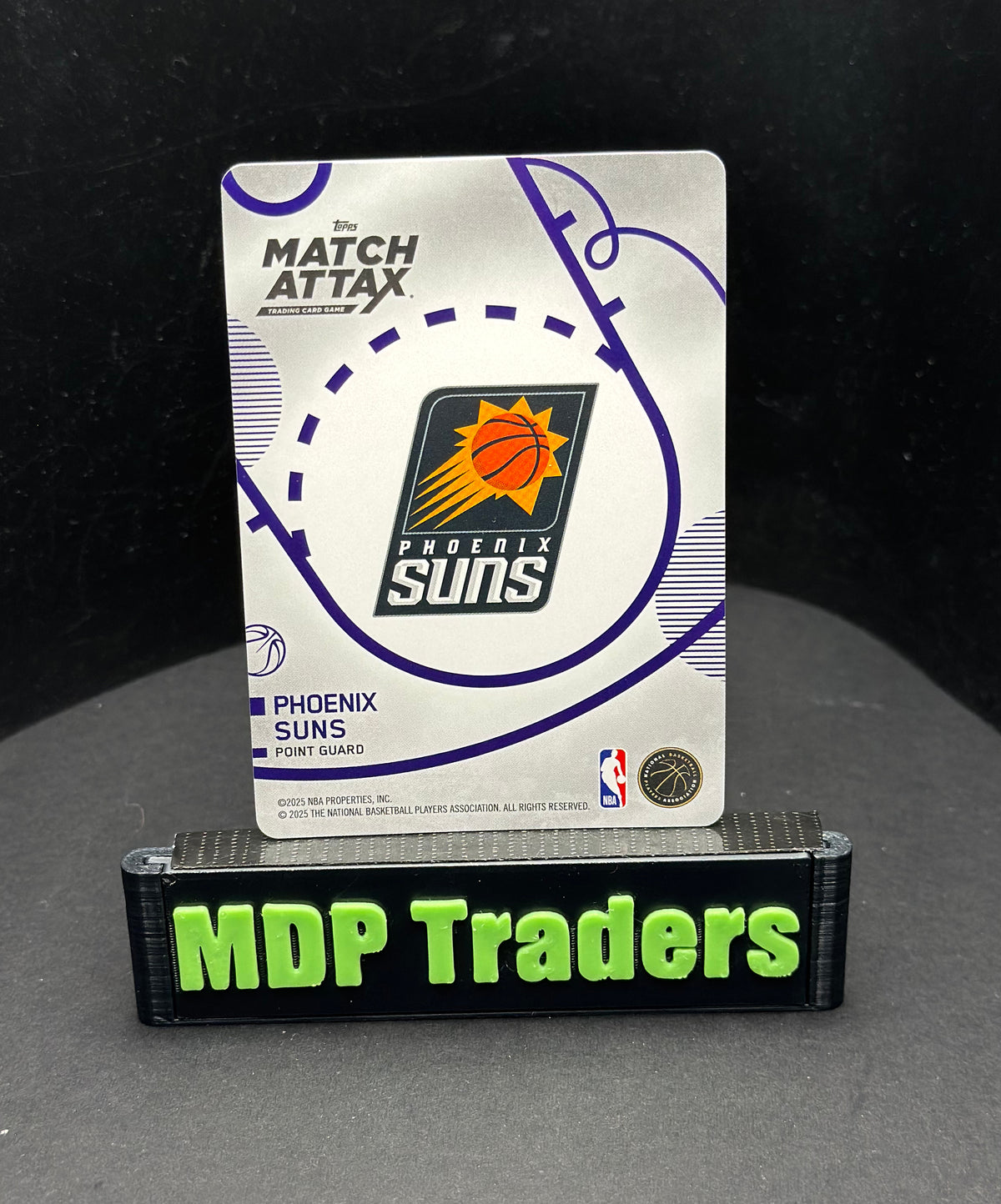 2025-26 Topps Match Attax Devin Booker #92 White Base — stand back