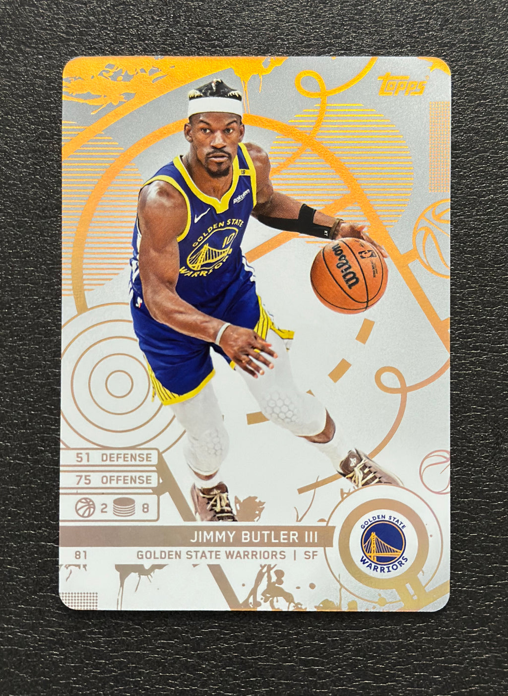 2025-26 Topps Match Attax Jimmy Butler III #81 White Base — flat front