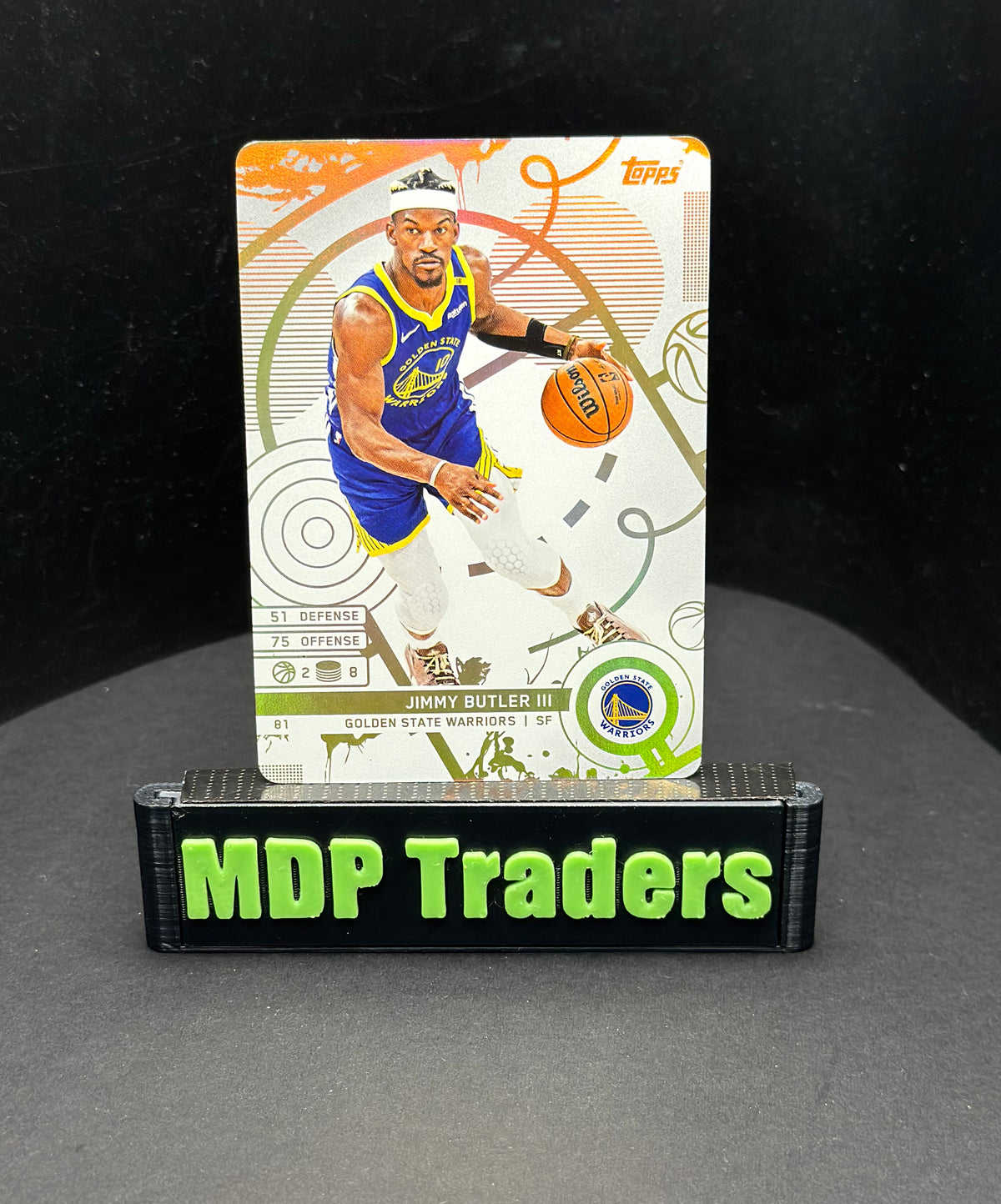 2025-26 Topps Match Attax Jimmy Butler III #81 White Base — stand front